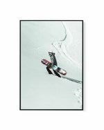 Snow Climb by Marina Brisset | Framed Canvas Art Print