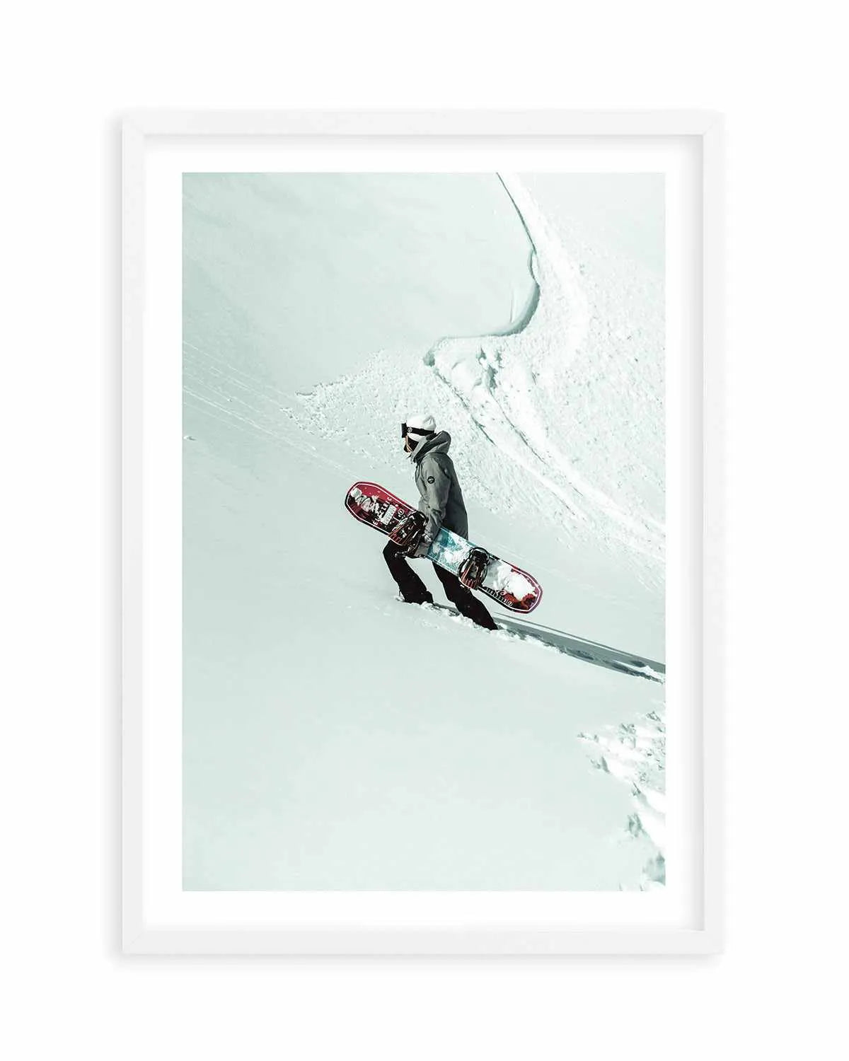 Snow Climb by Marina Brisset Art Print from Olive et Oriel where you can shop wallpaper and artworks online