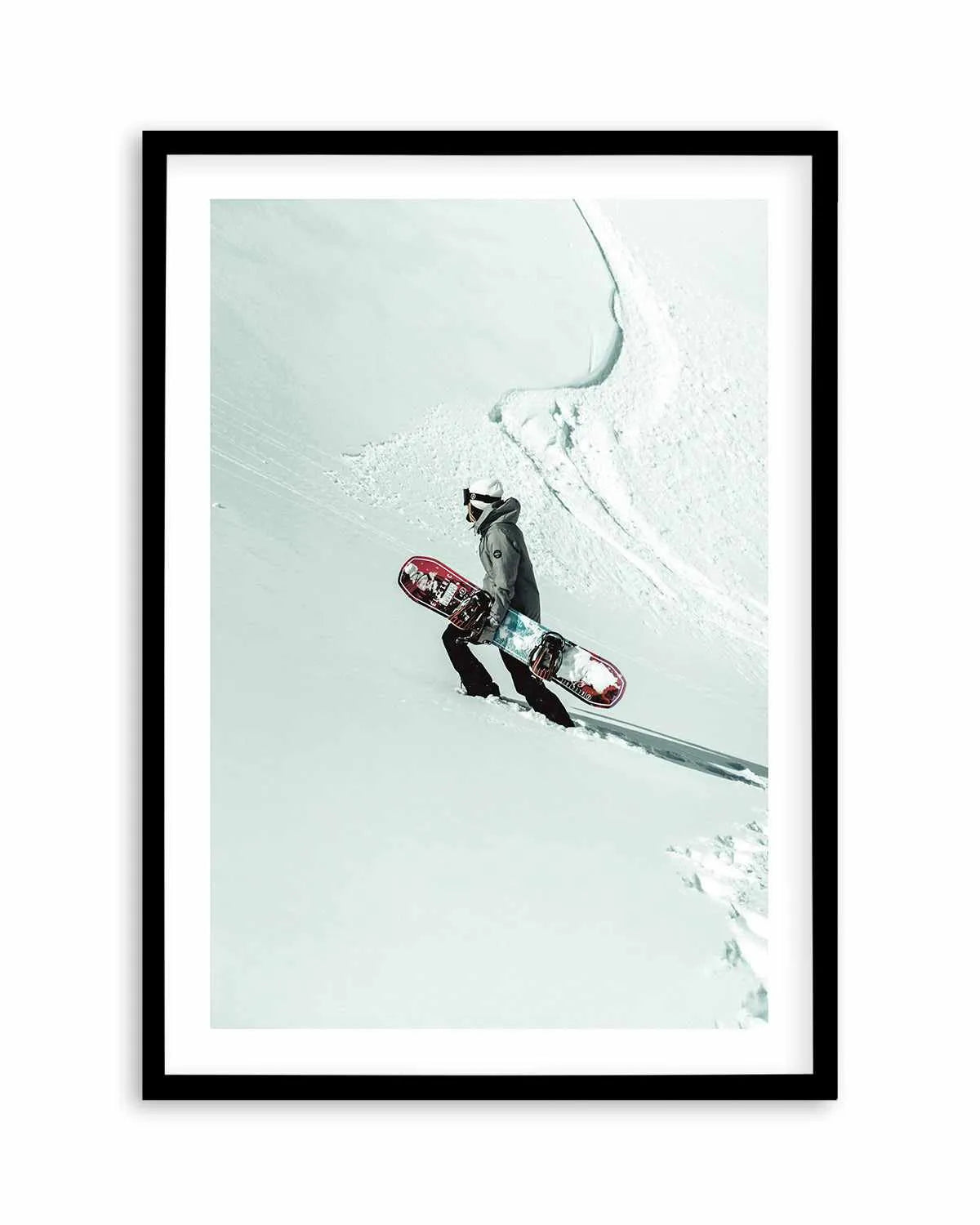 Snow Climb by Marina Brisset Art Print from Olive et Oriel where you can shop wallpaper and artworks online