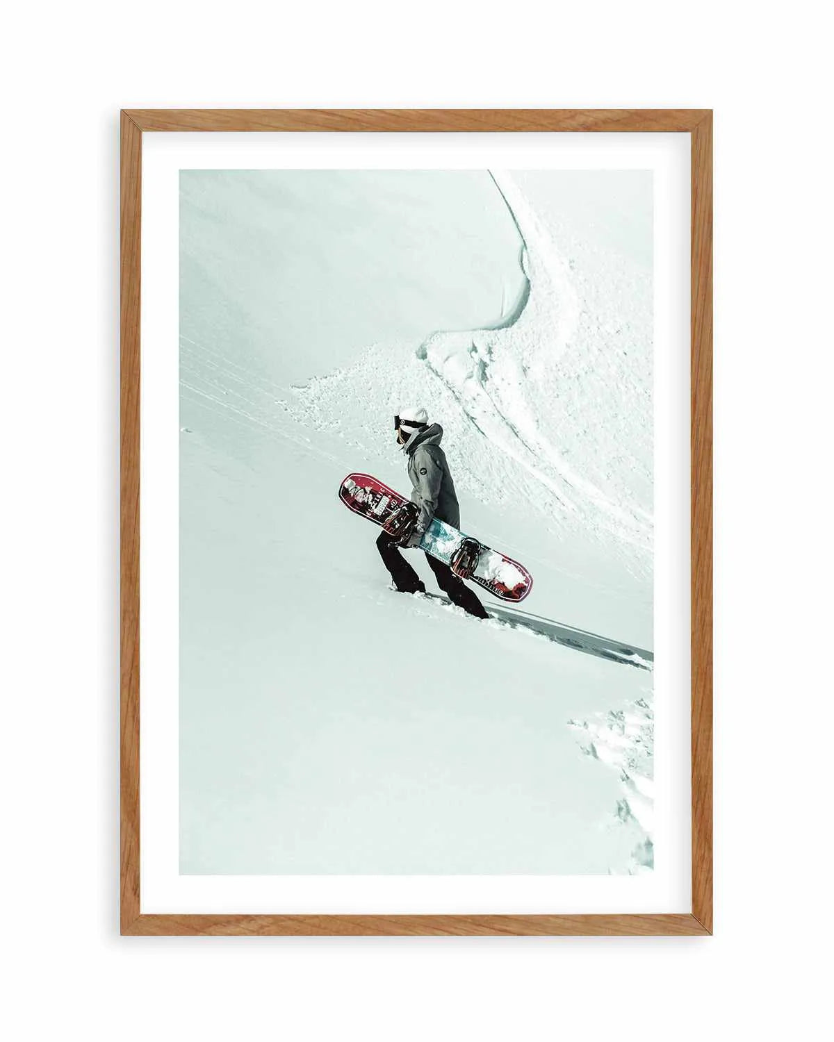 Snow Climb by Marina Brisset Art Print from Olive et Oriel where you can shop wallpaper and artworks online