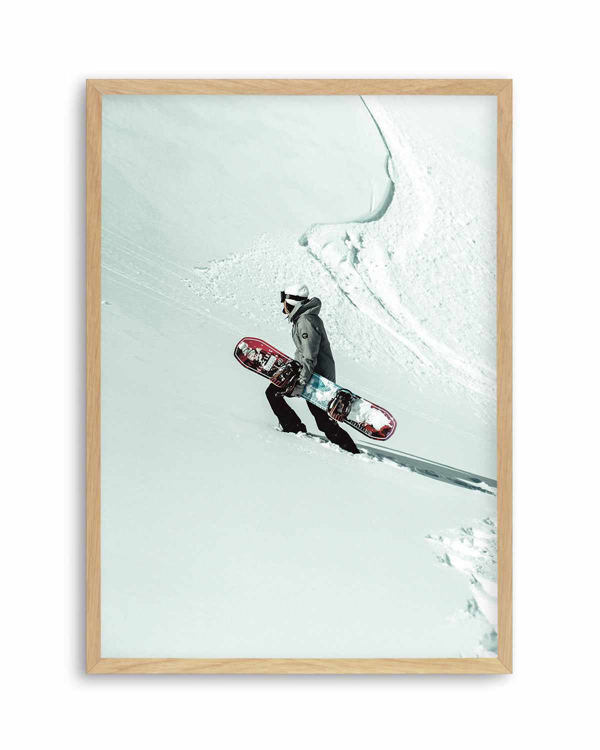 Snow Climb by Marina Brisset Art Print