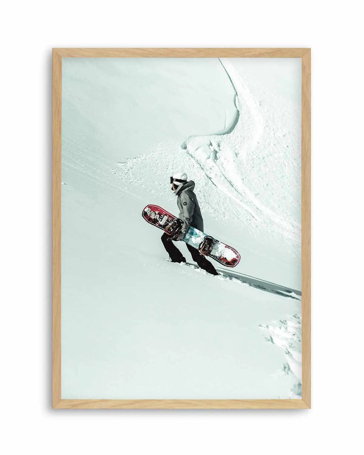 Snow Climb by Marina Brisset Art Print from Olive et Oriel where you can shop wallpaper and artworks online