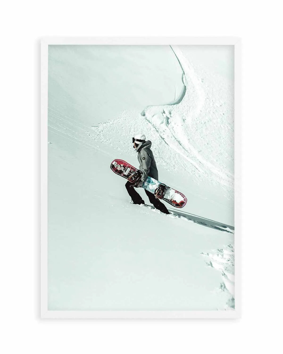 Snow Climb by Marina Brisset Art Print from Olive et Oriel where you can shop wallpaper and artworks online