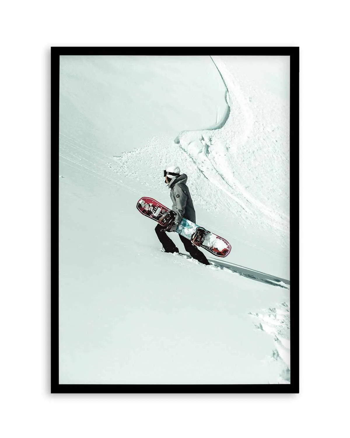 Snow Climb by Marina Brisset Art Print from Olive et Oriel where you can shop wallpaper and artworks online