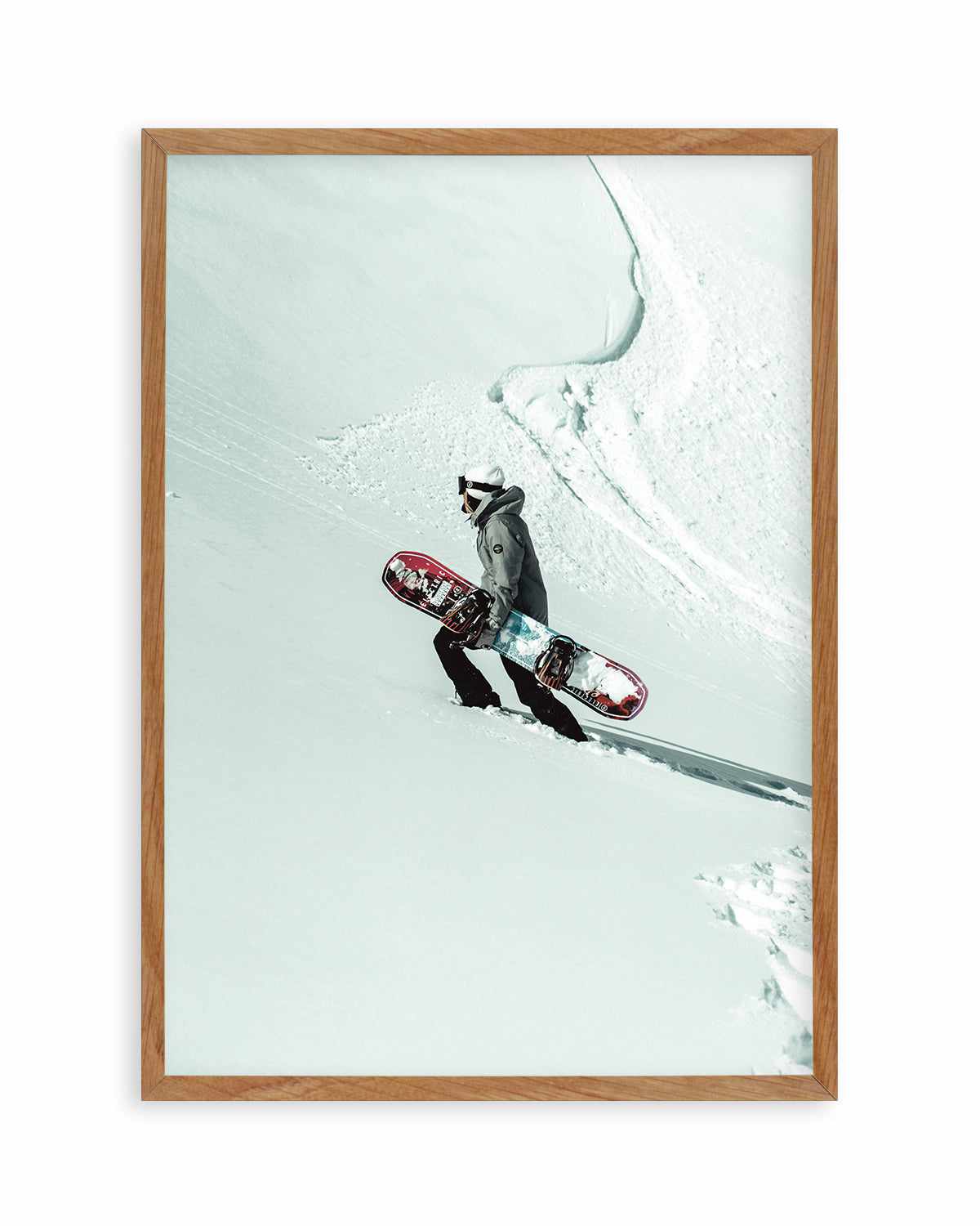 Snow Climb by Marina Brisset Art Print