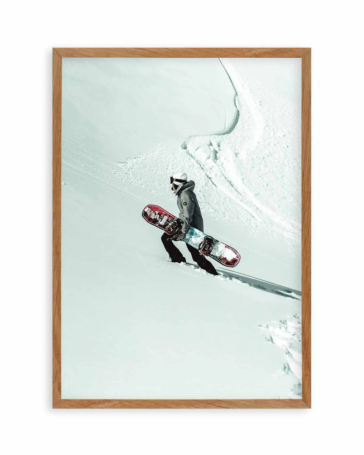 Snow Climb by Marina Brisset Art Print from Olive et Oriel where you can shop wallpaper and artworks online