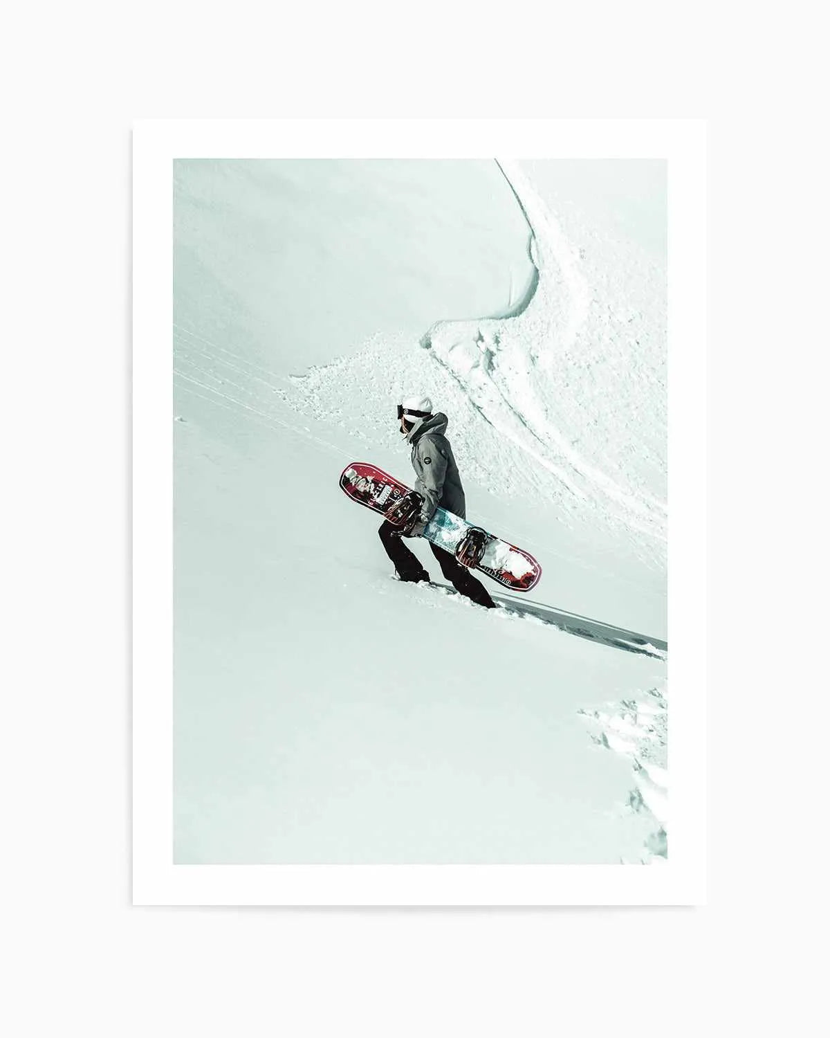 Snow Climb by Marina Brisset Art Print from Olive et Oriel where you can shop wallpaper and artworks online