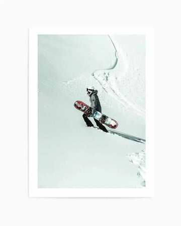 Snow Climb by Marina Brisset Art Print from Olive et Oriel where you can shop wallpaper and artworks online