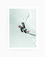 Snow Climb by Marina Brisset Art Print