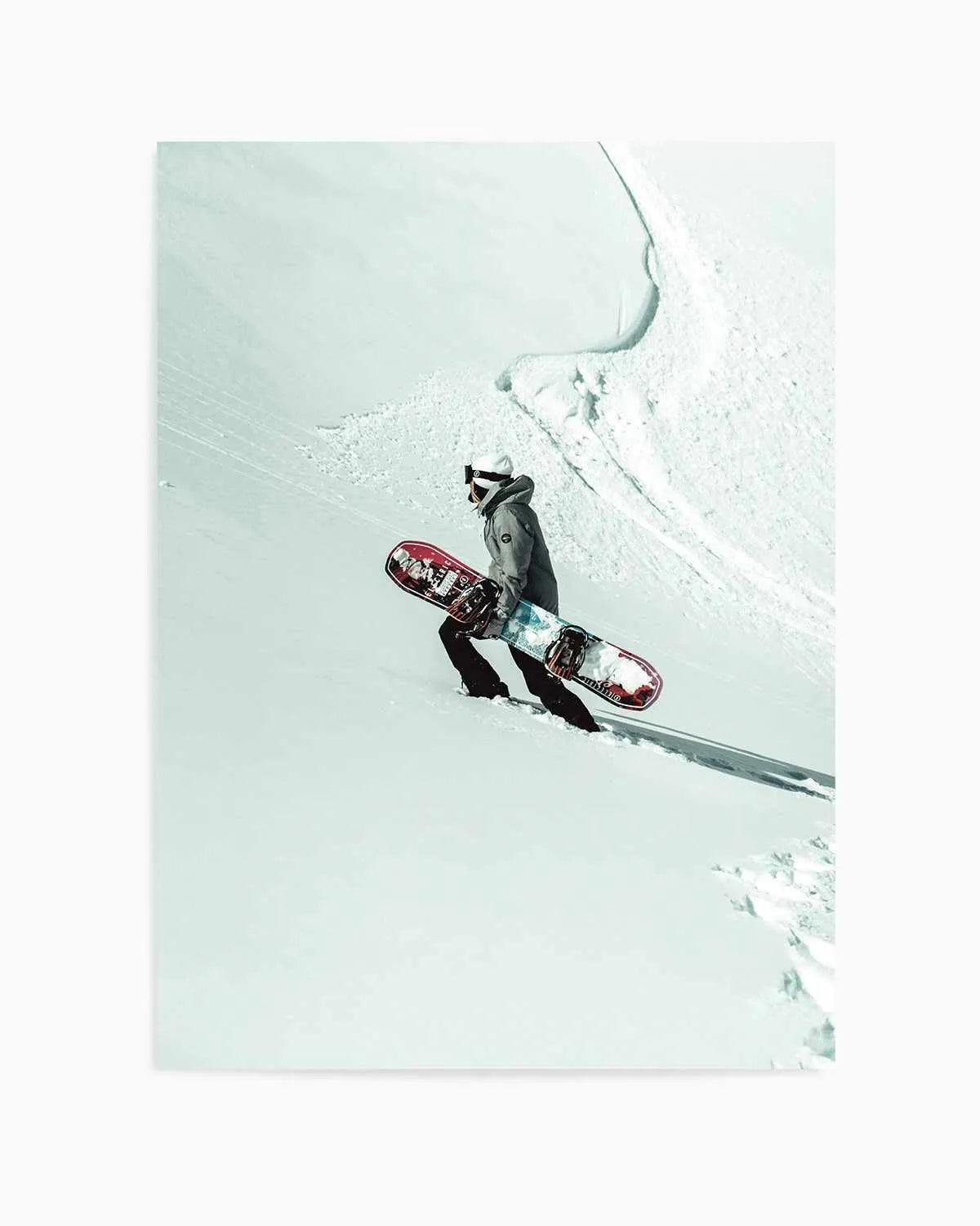 Snow Climb by Marina Brisset Art Print from Olive et Oriel where you can shop wallpaper and artworks online