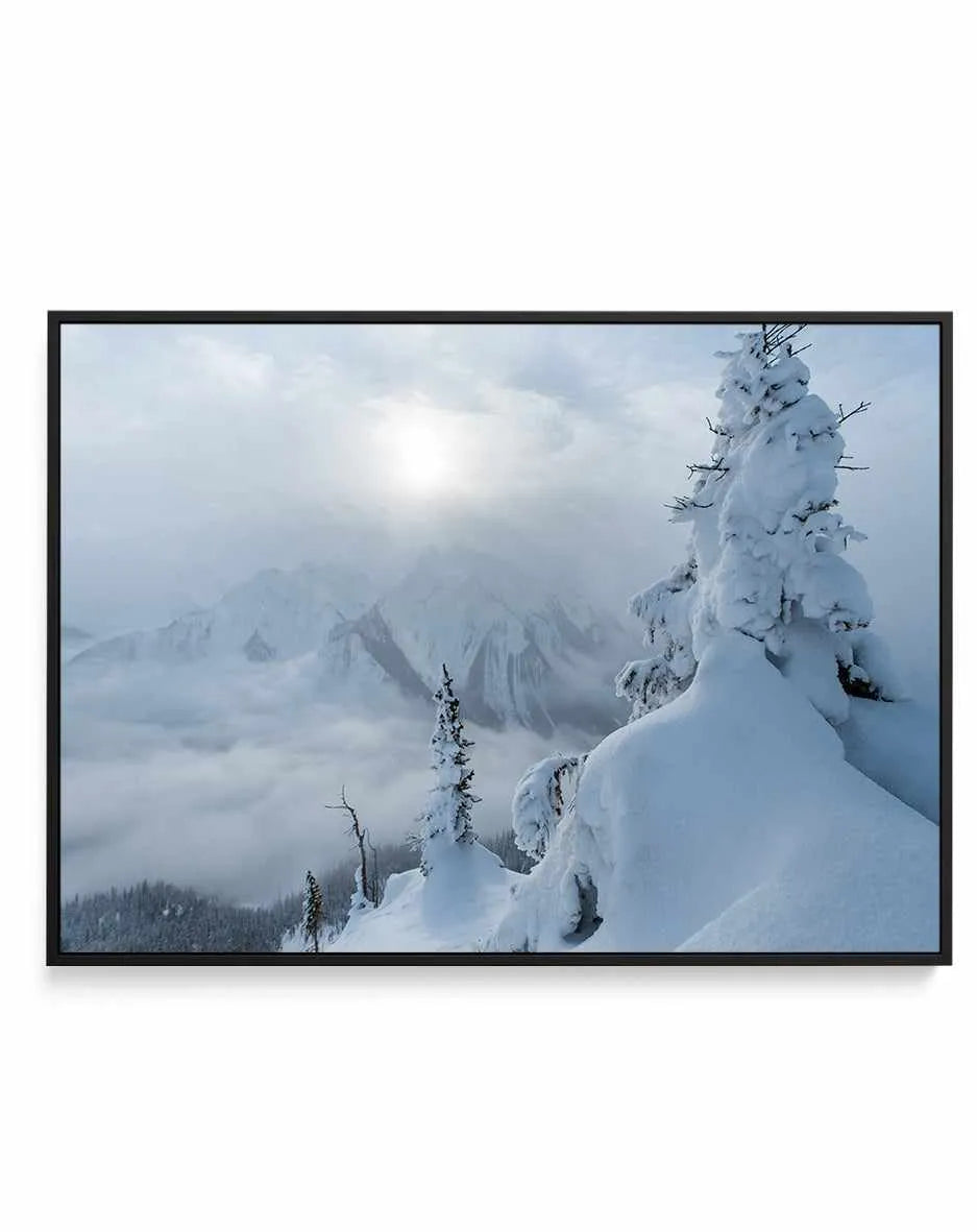 Snow Day by Kalen X | Framed Canvas Art Print from Olive et Oriel where you can shop wallpaper and artworks online