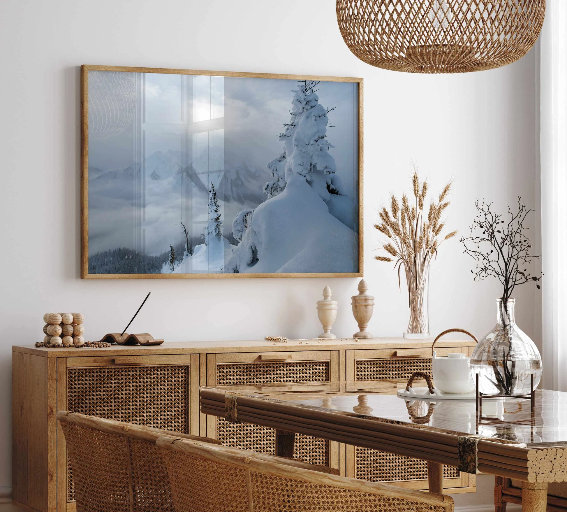 Snow Day by Kalen X | Art Print from Olive et Oriel where you can shop wallpaper and artworks online