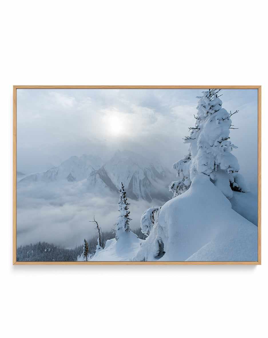 Snow Day by Kalen X | Framed Canvas Art Print