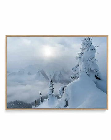 Snow Day by Kalen X | Framed Canvas Art Print from Olive et Oriel where you can shop wallpaper and artworks online