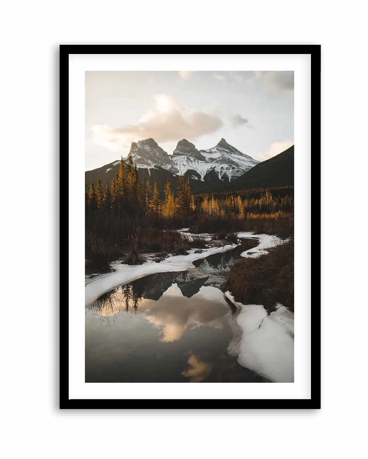 Snow Lake by Kalen X | Art Print from Olive et Oriel where you can shop wallpaper and artworks online