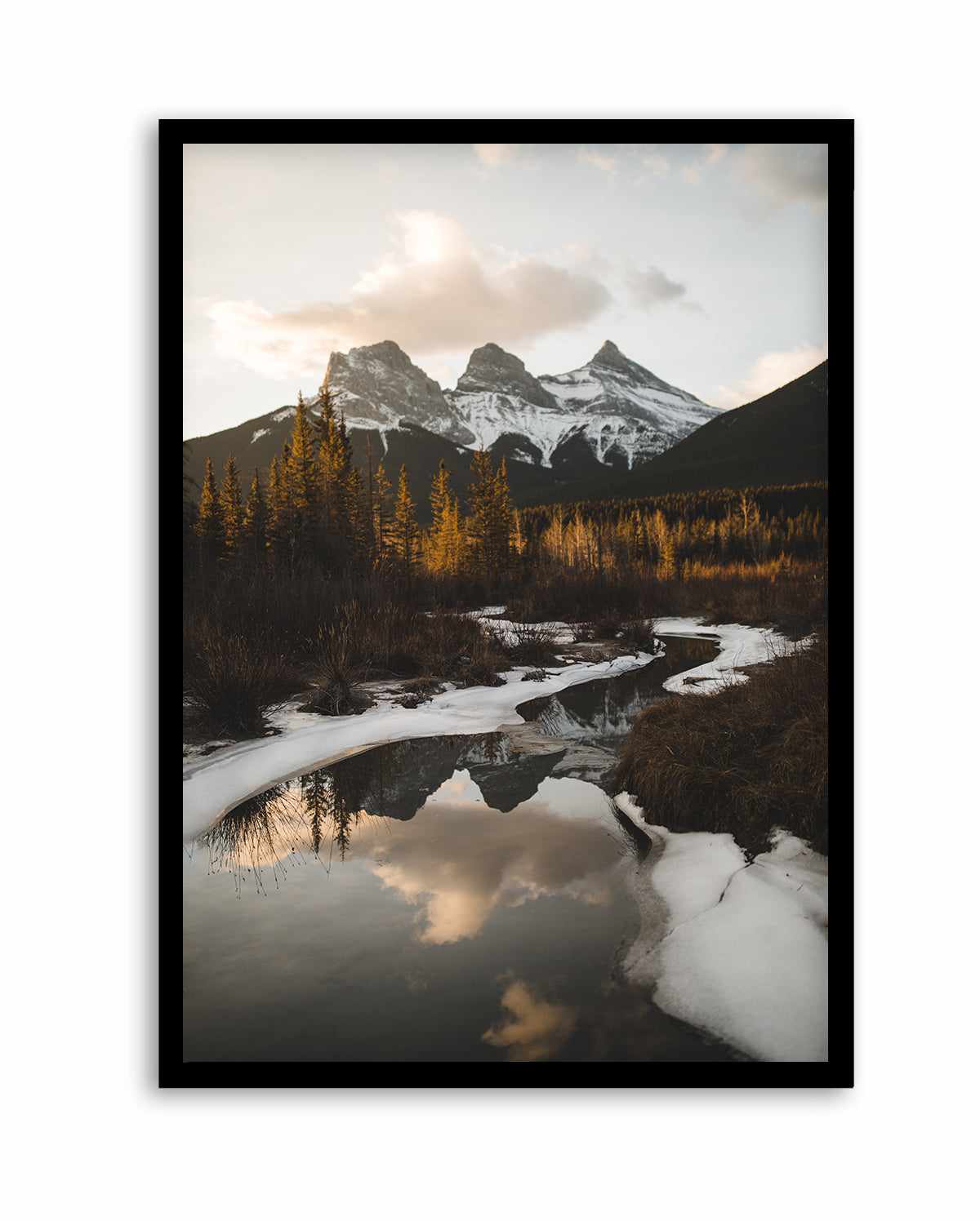 Snow Lake by Kalen X | Art Print