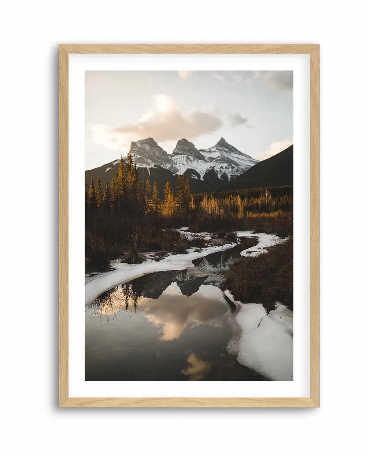 Snow Lake by Kalen X | Art Print from Olive et Oriel where you can shop wallpaper and artworks online