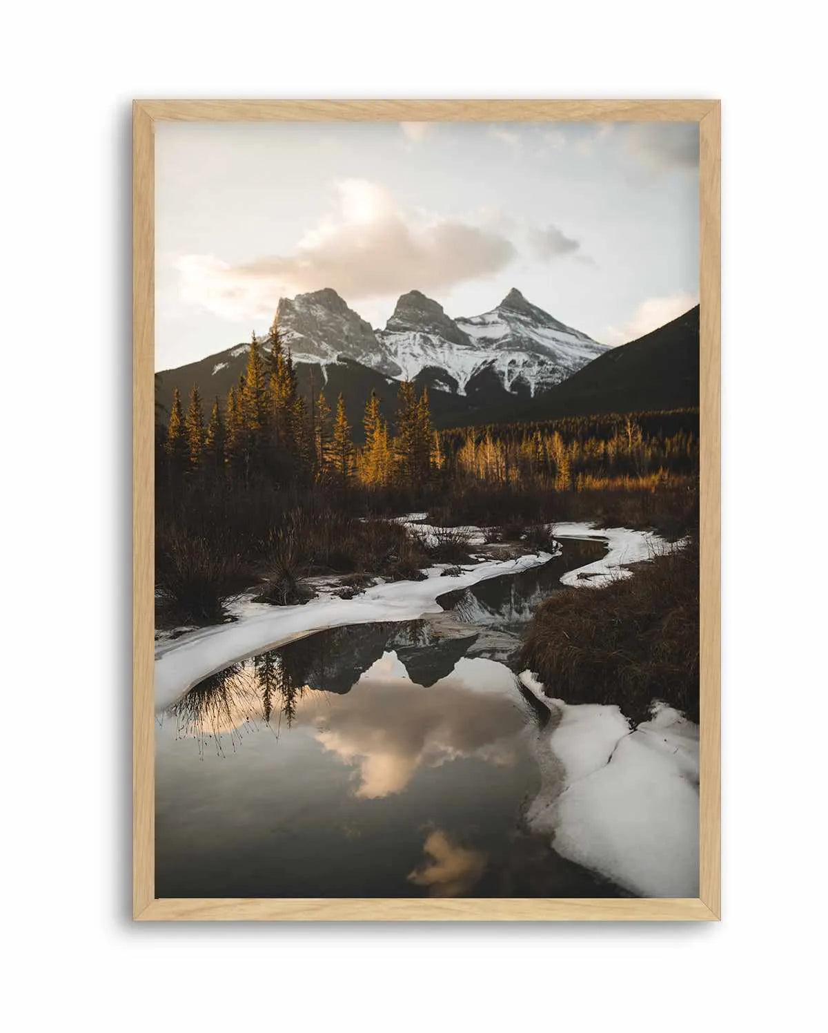 Snow Lake by Kalen X | Art Print from Olive et Oriel where you can shop wallpaper and artworks online