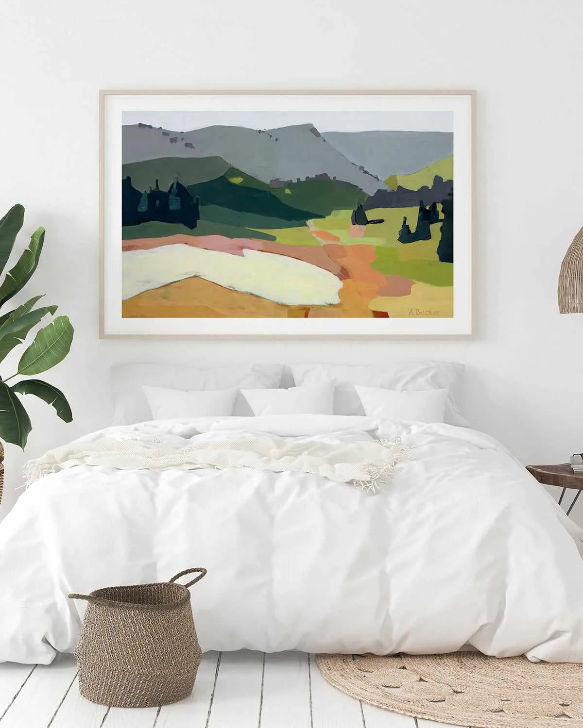 Snow Patch by Anne Becker Art Print from Olive et Oriel where you can shop wallpaper and artworks online