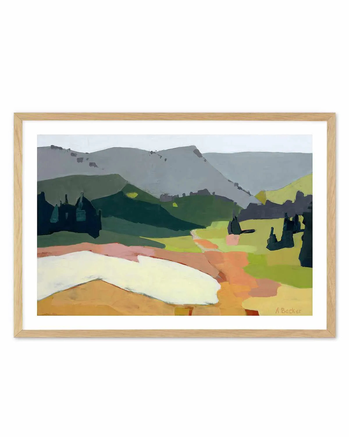 Snow Patch by Anne Becker Art Print from Olive et Oriel where you can shop wallpaper and artworks online