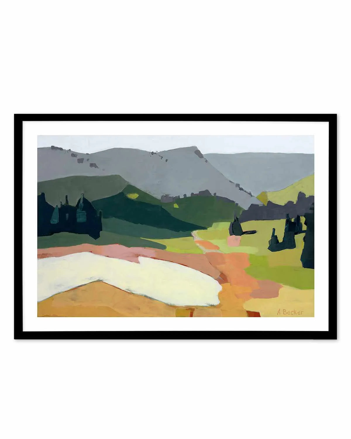 Snow Patch by Anne Becker Art Print from Olive et Oriel where you can shop wallpaper and artworks online