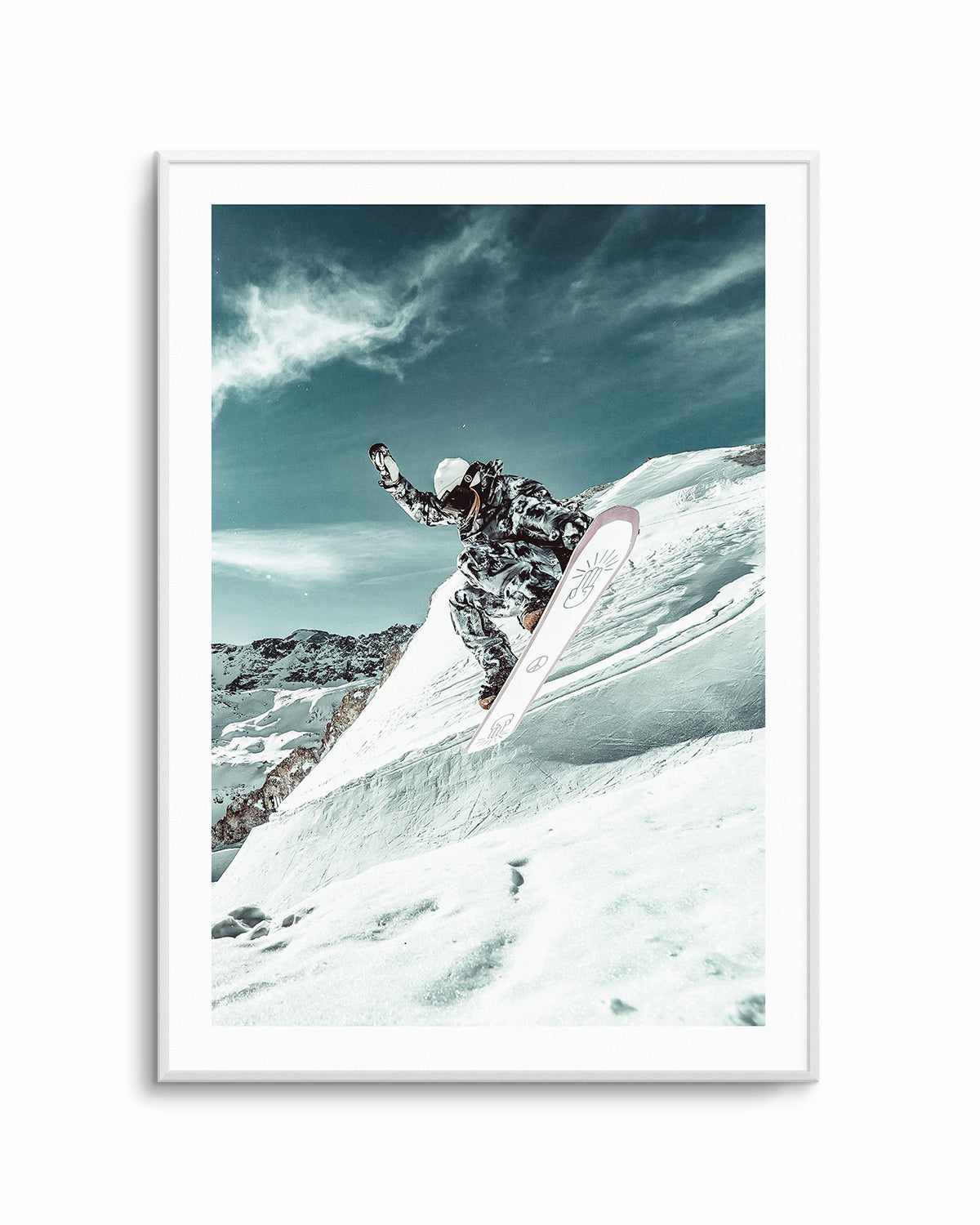 Snow Shredder by Marina Brisset Art Print