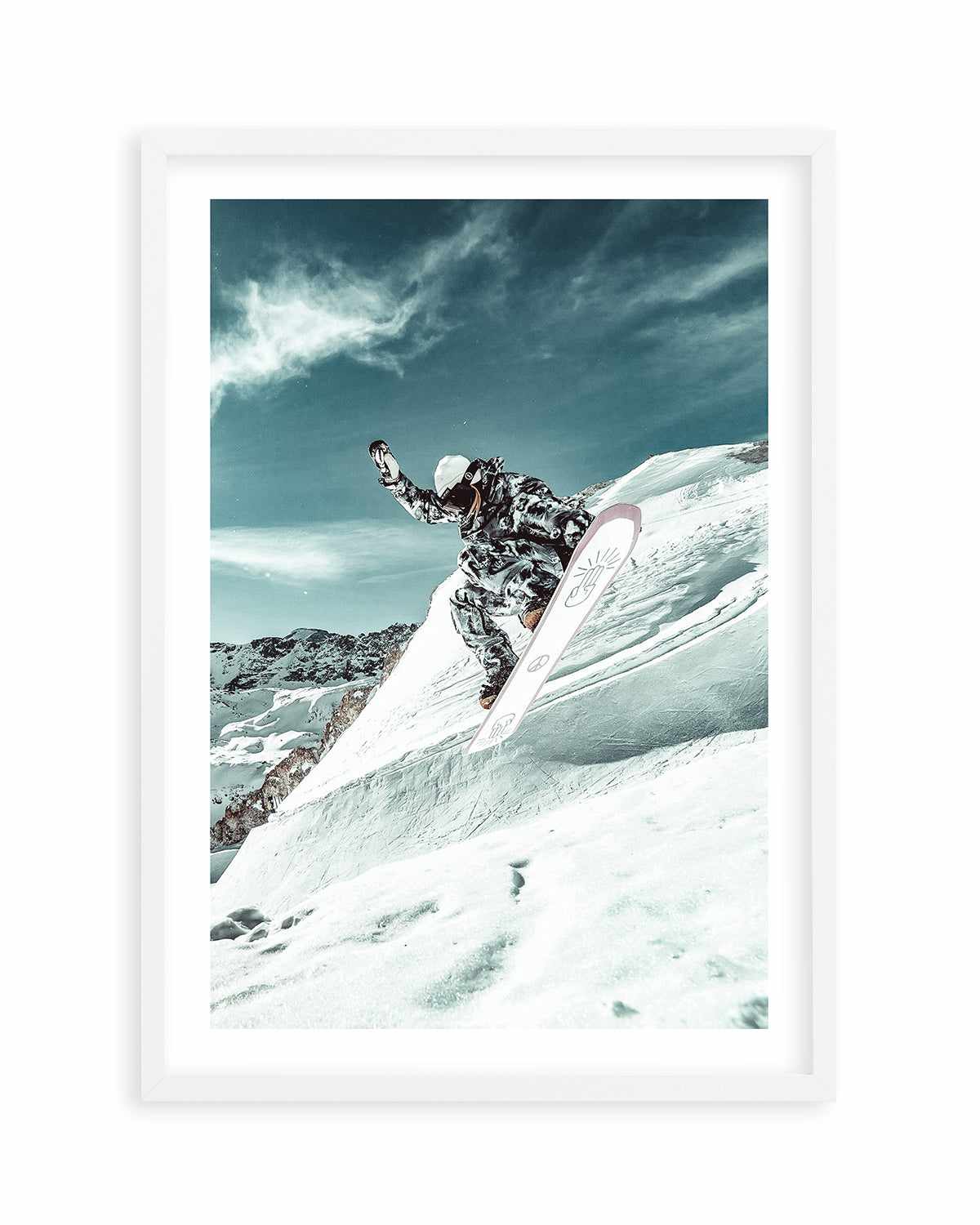 Snow Shredder by Marina Brisset Art Print