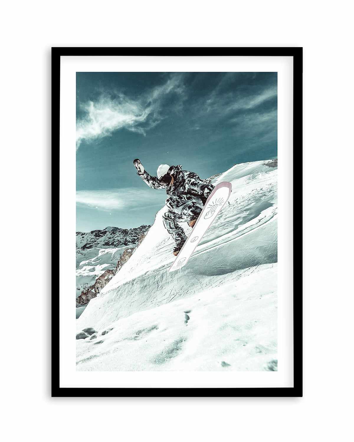 Snow Shredder by Marina Brisset Art Print