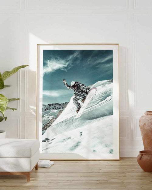 Snow Shredder by Marina Brisset Art Print