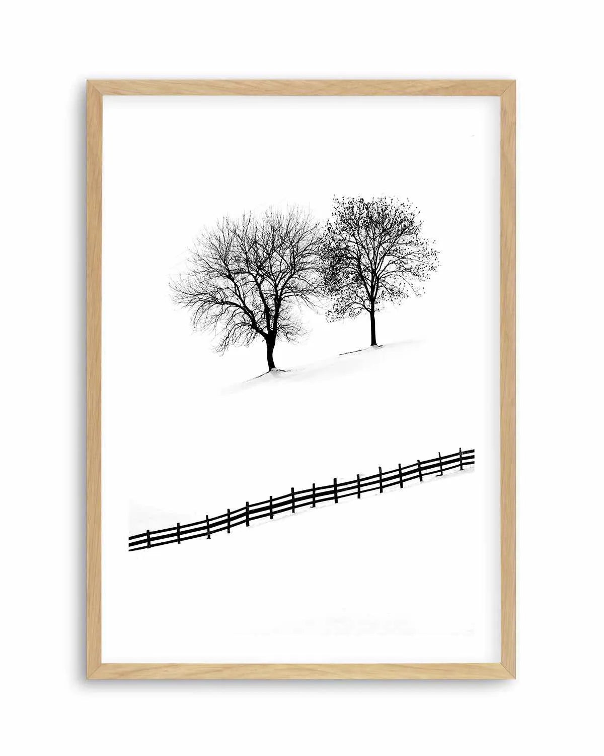 Snow Trees by Mario Stefanelli Art Print from Olive et Oriel where you can shop wallpaper and artworks online