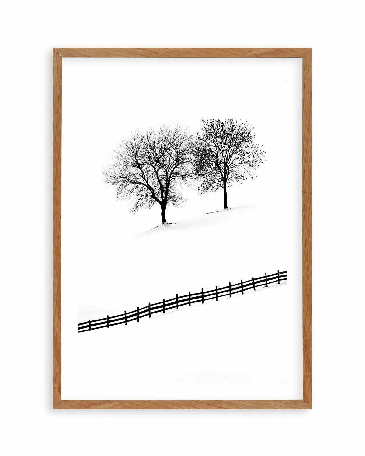 Snow Trees by Mario Stefanelli Art Print from Olive et Oriel where you can shop wallpaper and artworks online