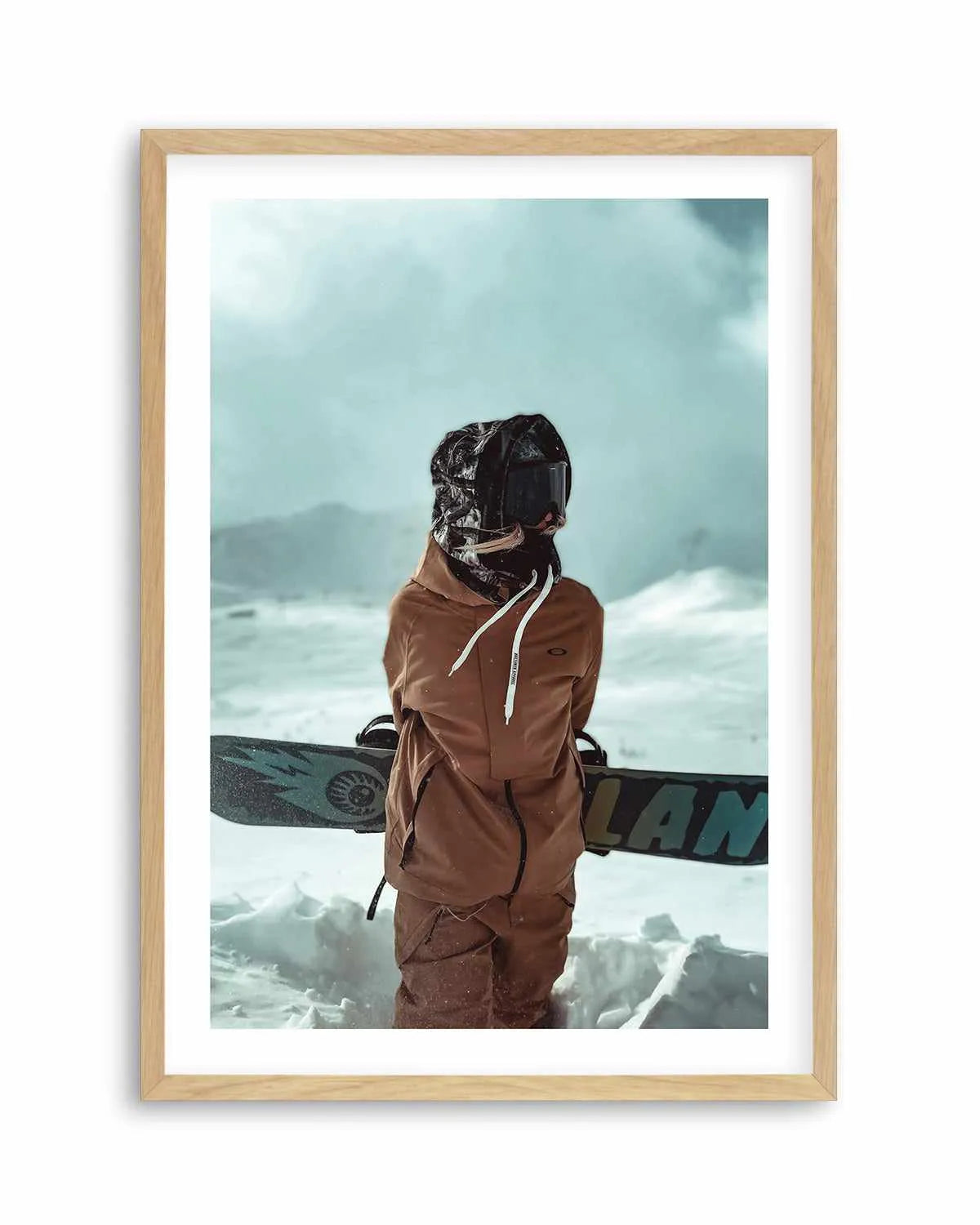 Snowboard by Marina Brisset Art Print from Olive et Oriel where you can shop wallpaper and artworks online