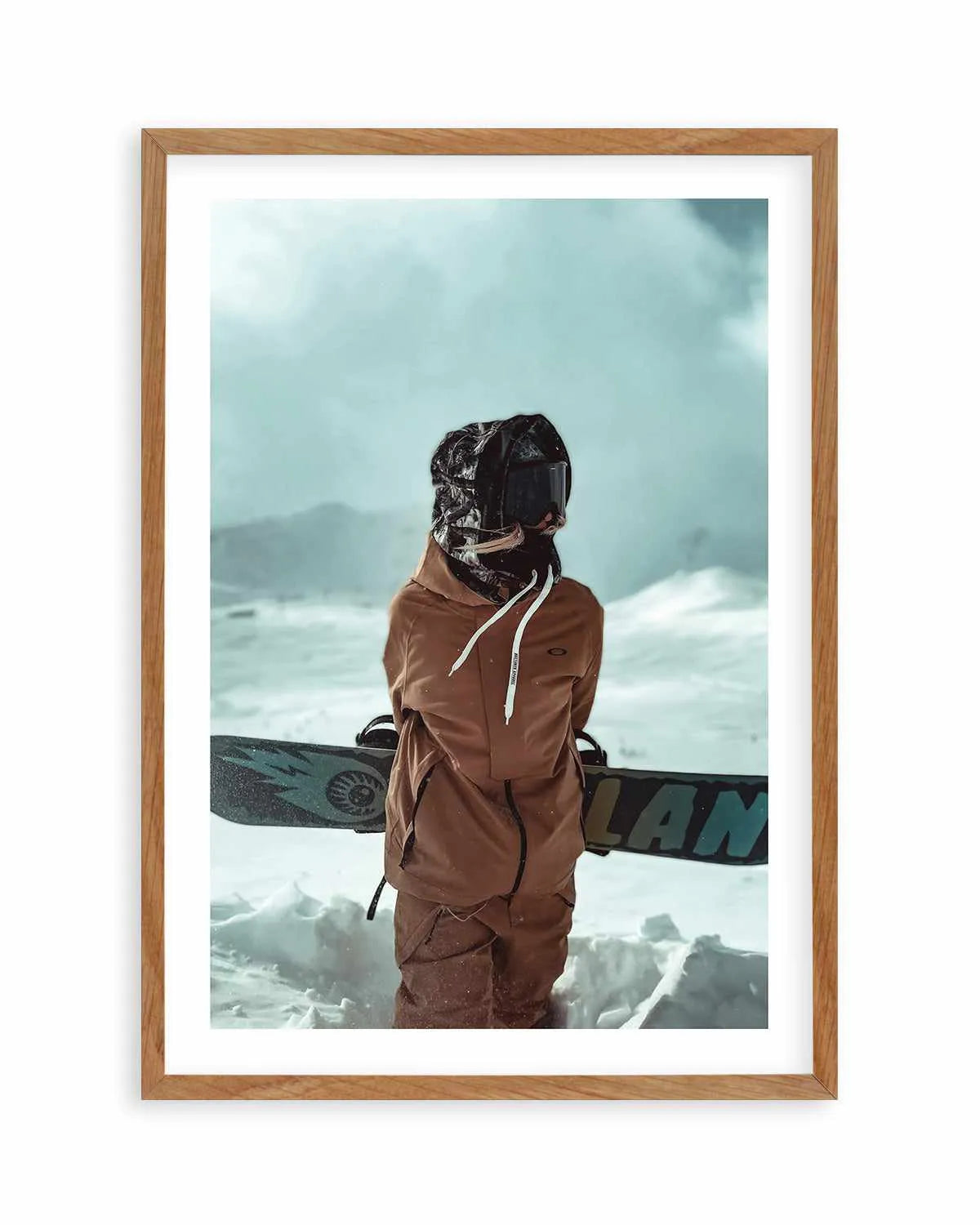 Snowboard by Marina Brisset Art Print from Olive et Oriel where you can shop wallpaper and artworks online