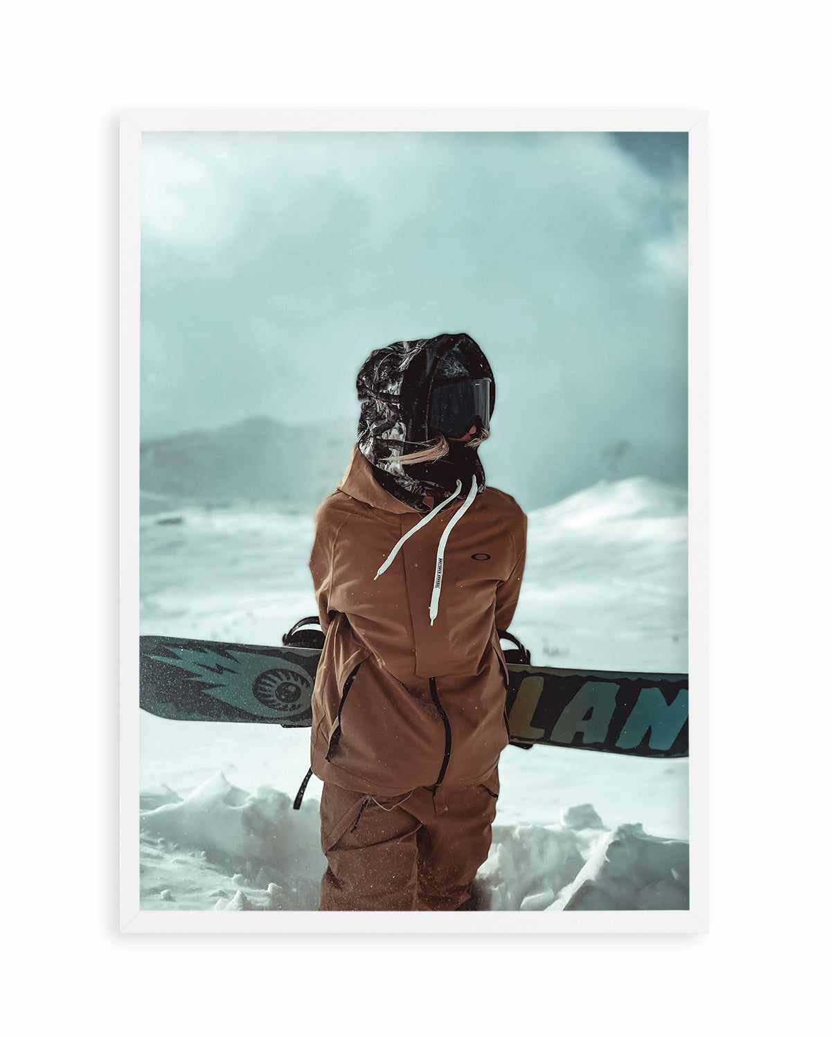 Snowboard by Marina Brisset Art Print