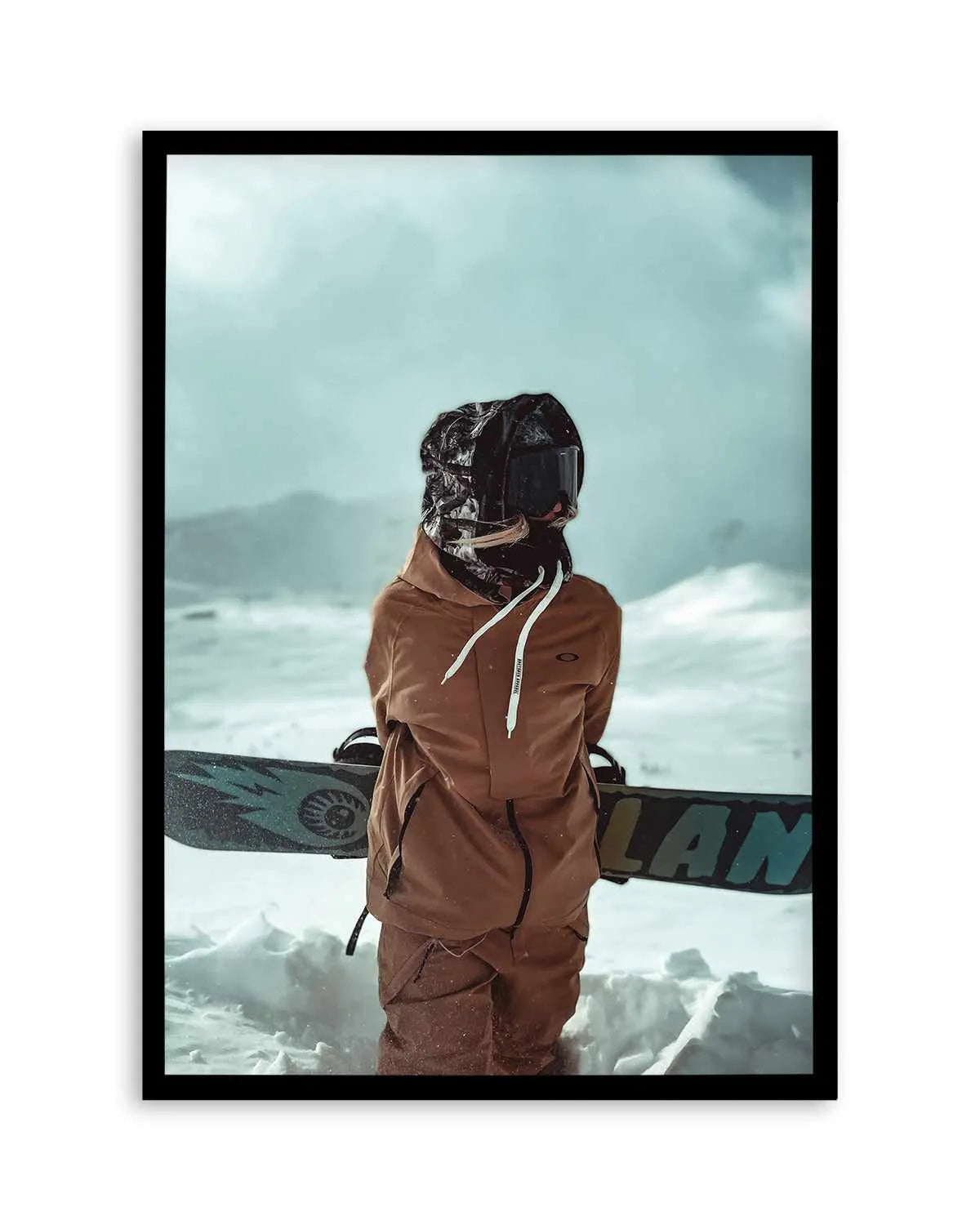 Snowboard by Marina Brisset Art Print from Olive et Oriel where you can shop wallpaper and artworks online