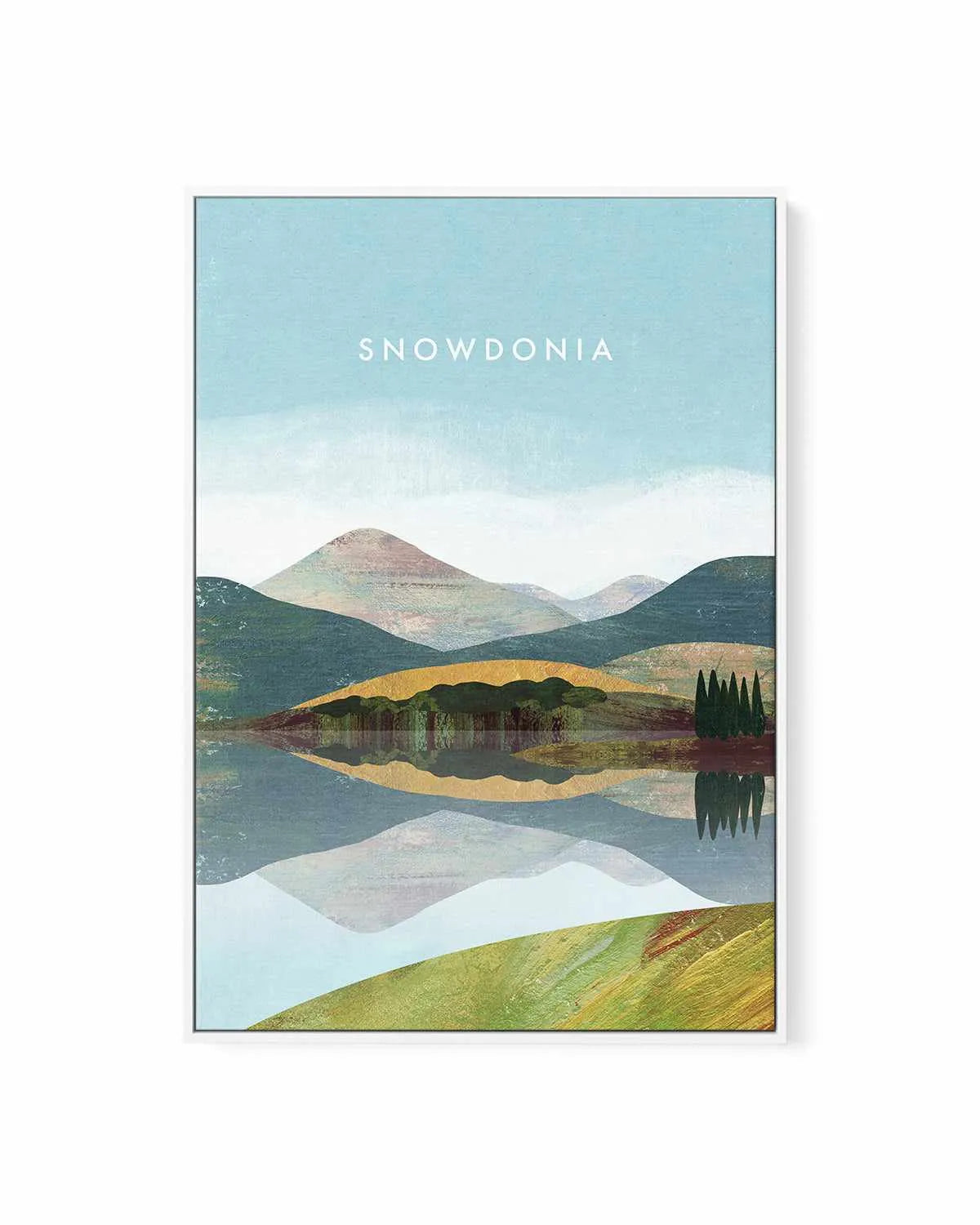 Snowdonia by Henry Rivers | Framed Canvas Art Print from Olive et Oriel where you can shop wallpaper and artworks online