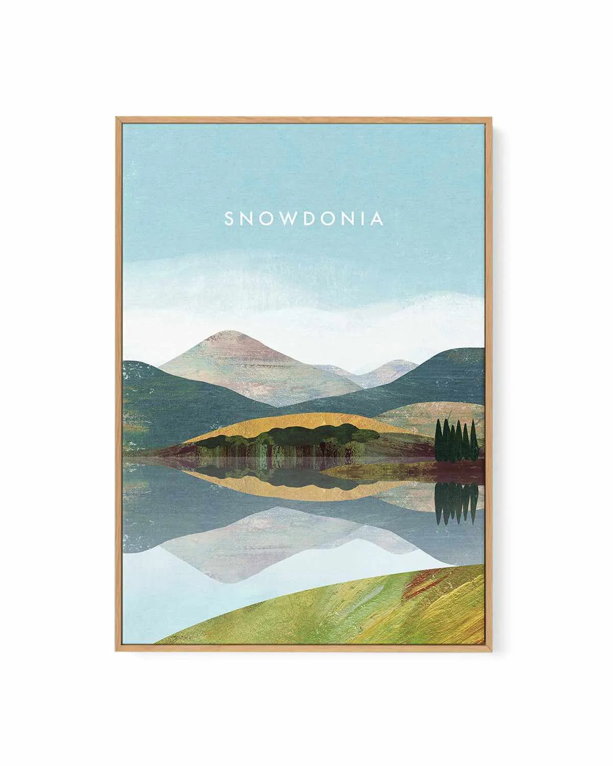 Snowdonia by Henry Rivers | Framed Canvas Art Print from Olive et Oriel where you can shop wallpaper and artworks online