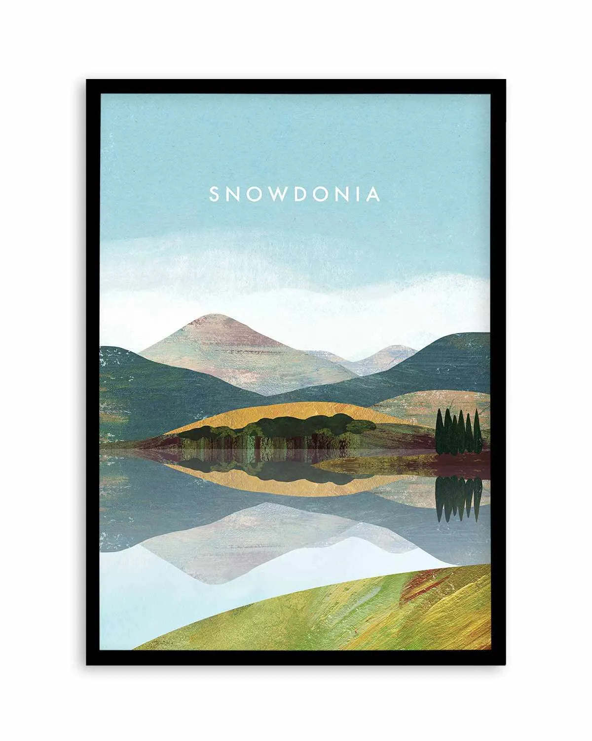 Snowdonia by Henry Rivers Art Print from Olive et Oriel where you can shop wallpaper and artworks online