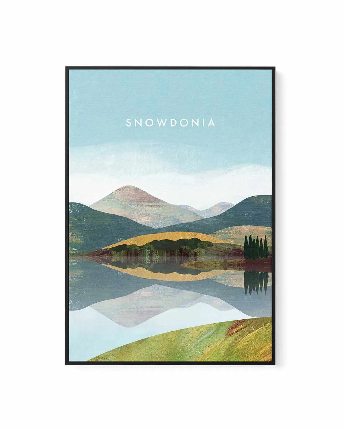 Snowdonia by Henry Rivers | Framed Canvas Art Print from Olive et Oriel where you can shop wallpaper and artworks online