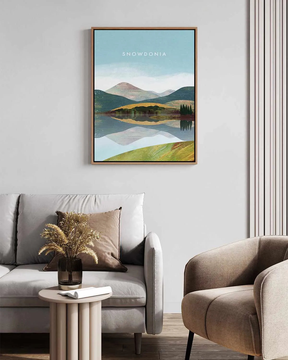 Snowdonia by Henry Rivers | Framed Canvas Art Print from Olive et Oriel where you can shop wallpaper and artworks online