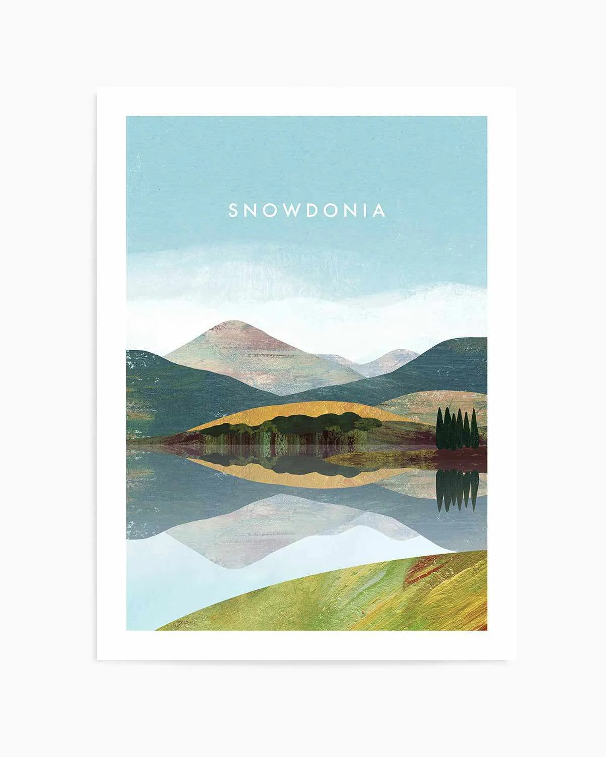 Snowdonia by Henry Rivers Art Print from Olive et Oriel where you can shop wallpaper and artworks online