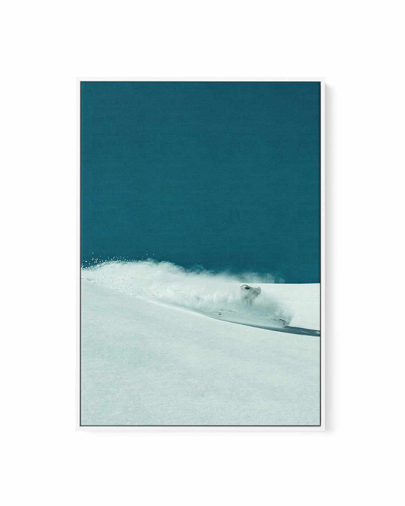 Snowdrift by Marina Brisset | Framed Canvas Art Print