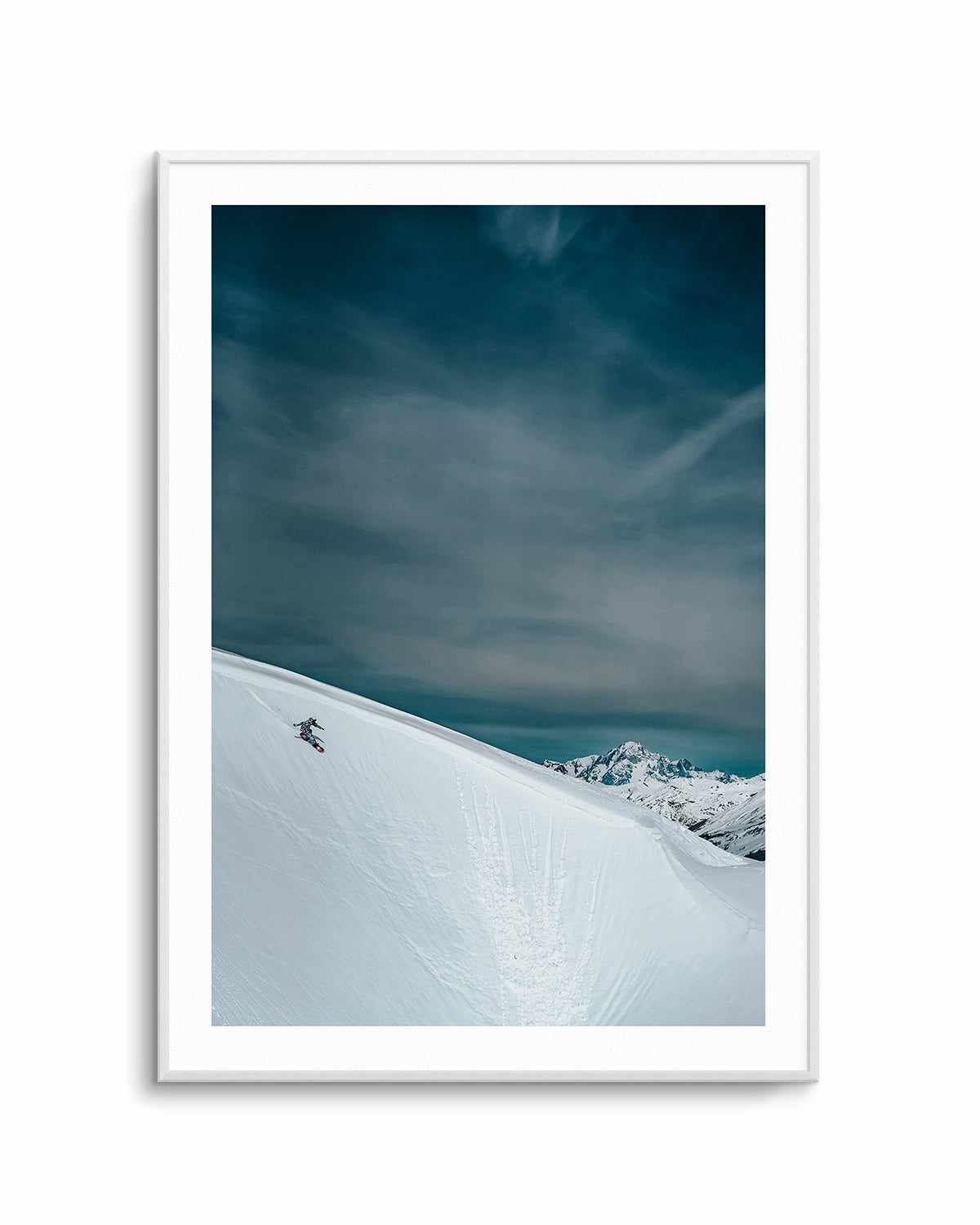 Snowslide by Marina Brisset Art Print