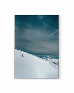 Snowslide by Marina Brisset | Framed Canvas Art Print