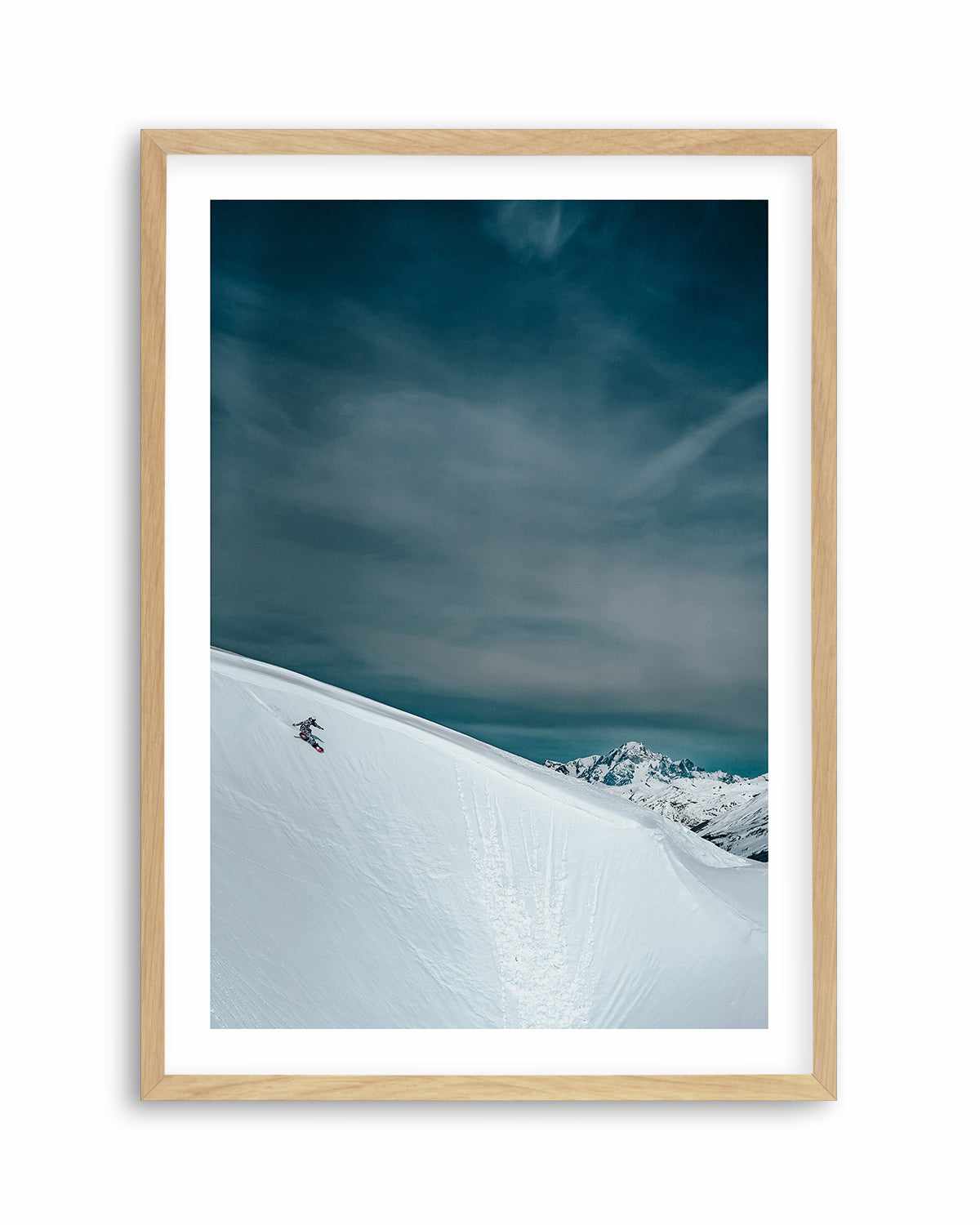 Snowslide by Marina Brisset Art Print