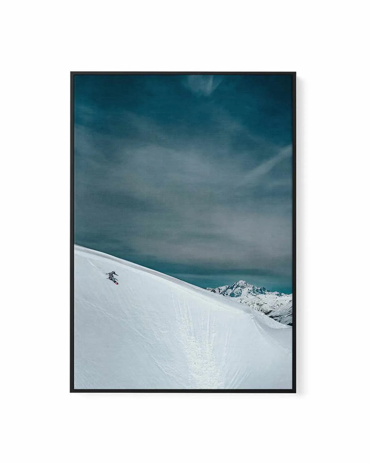 Snowslide by Marina Brisset | Framed Canvas Art Print from Olive et Oriel where you can shop wallpaper and artworks online