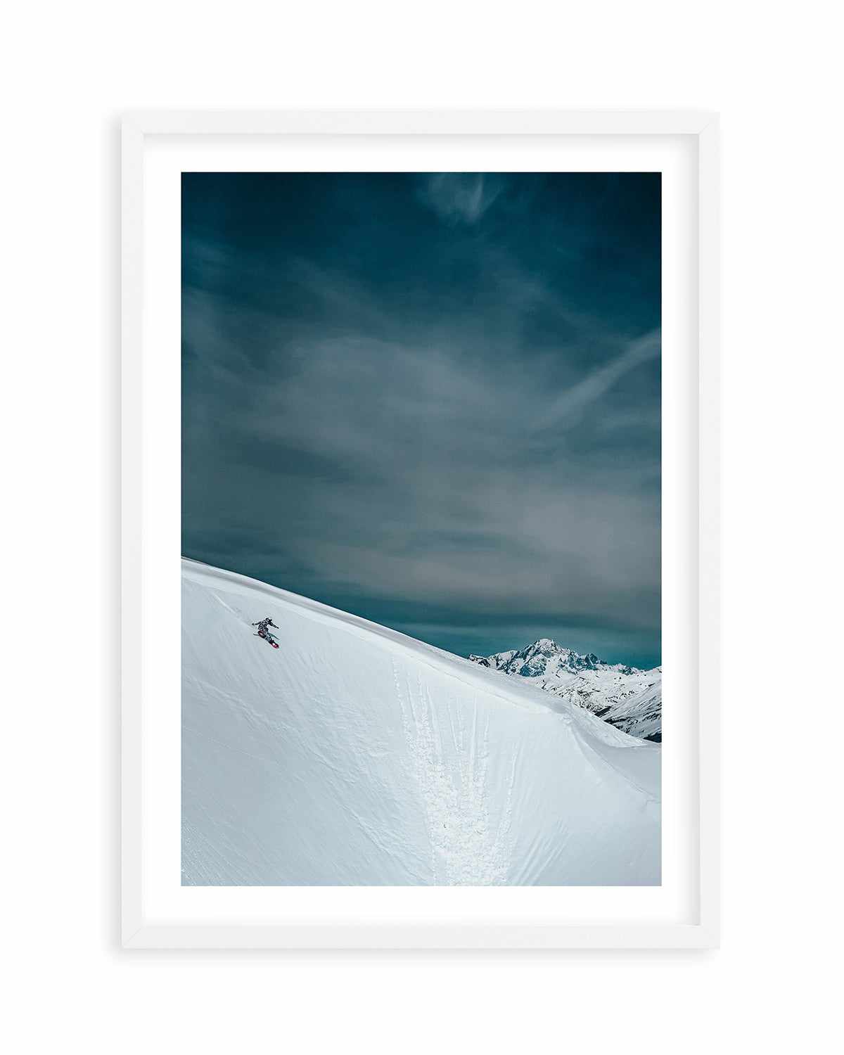 Snowslide by Marina Brisset Art Print