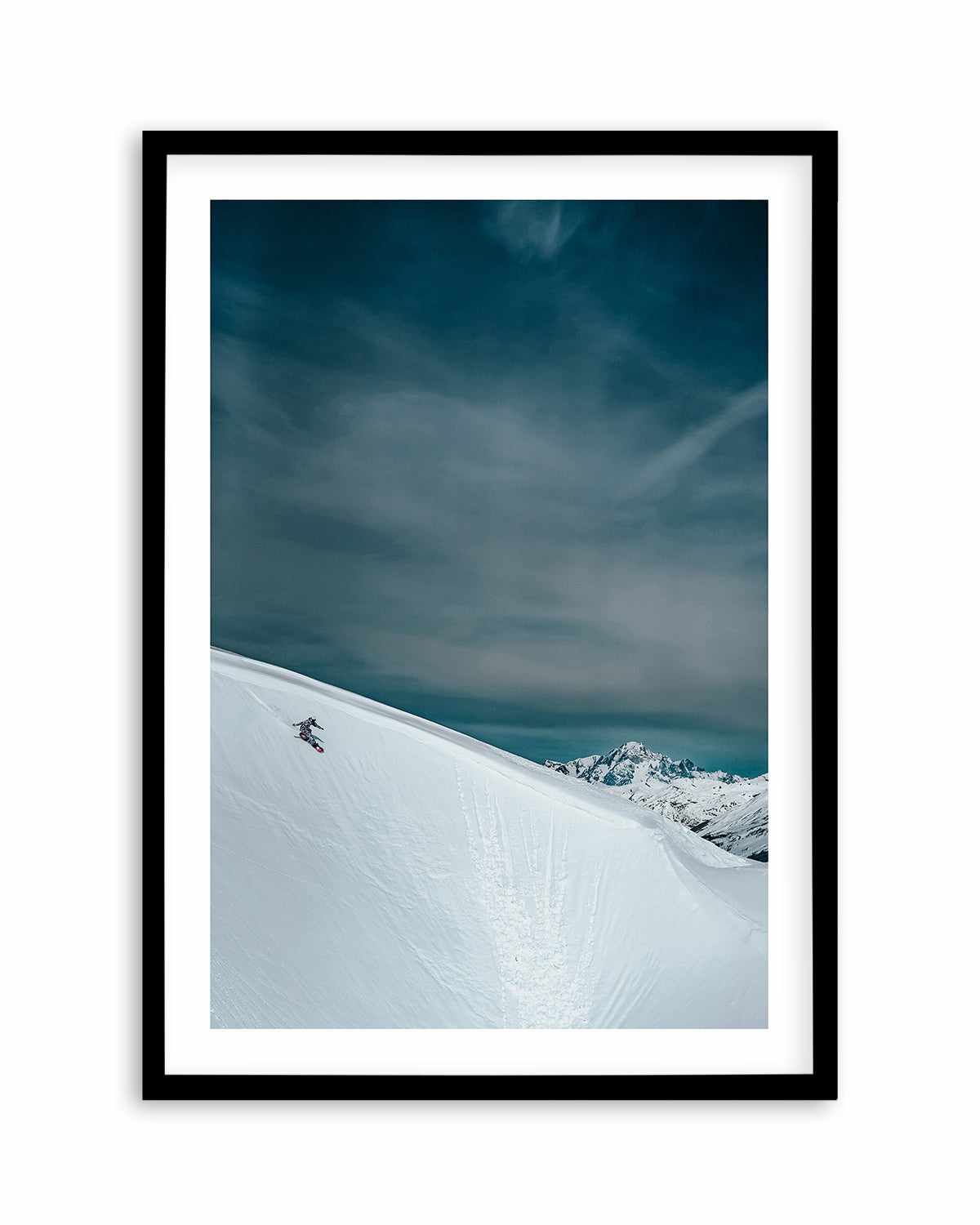 Snowslide by Marina Brisset Art Print