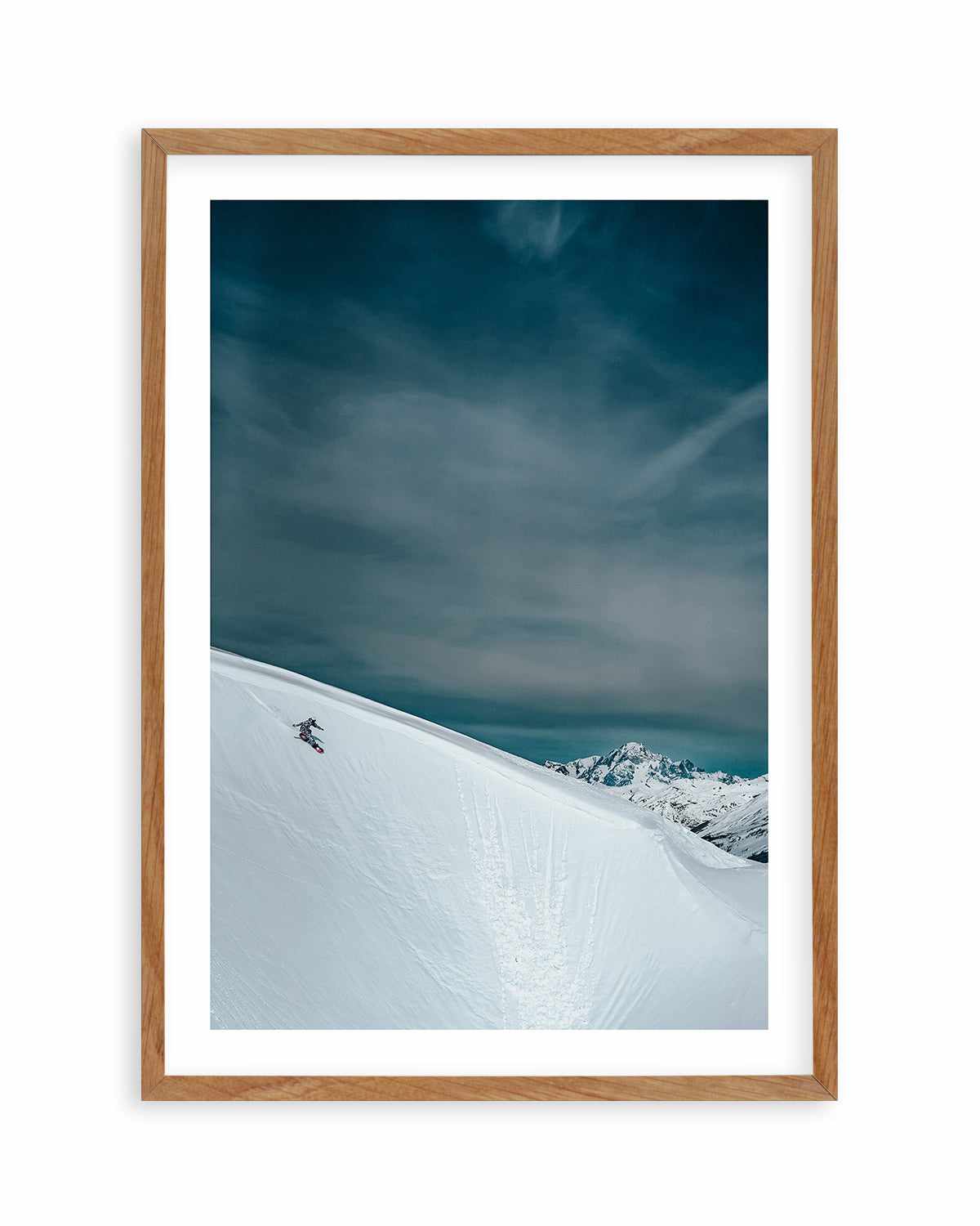 Snowslide by Marina Brisset Art Print