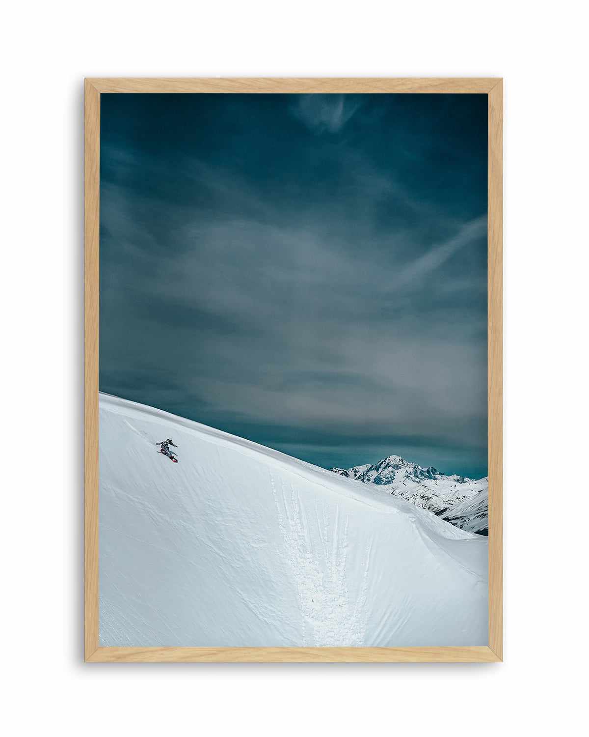 Snowslide by Marina Brisset Art Print